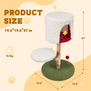 EROMMY Christmas Cat Tree with Scratching Post-Erommy